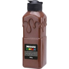 Nova Color Akrilik Boya 180GR Kahverengi - 3 Adet