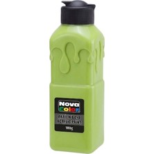 Nova Color Akrilik Boya 180GR Açık Yeşil - 3 Adet