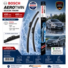 Bosch Orijinal 3397007538 8521205100 Aerotwin Silecek Takımı 650/400 mm Toyota Uyumlu