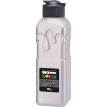Nova Color Metalik Akrilik Boya 180GR Gümüş
