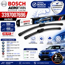 Bosch Orijinal 3397007696 61612219147 Aerotwin Silecek Takımı 550/450 mm Bmw Uyumlu