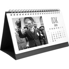Bi'aldım 2027 Atatürk Takvimi - Atatürk Fotoğraflı 2027 Masa Takvimi