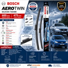 Bosch Orijinal 3397007462 1768202800 Aerotwin Silecek Takımı 600/475 mm Bmw Caddy Uyumlu