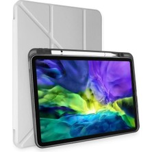 Fırsatkolik Mey Ithalat®  Samsung Galaxy Tab A9 Plus Kılıf Kalemlikli Mars Tablet Kılıfı - Gri