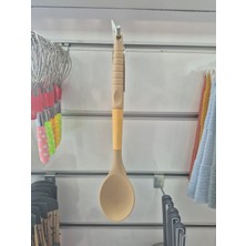 Mutfakçım Bambu Silikon Servis Kaşığı