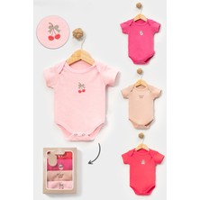 Almini Kız Bebek Body 4lü Set