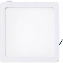 K2 Global 12W Kare LED Panel Sıva Üstü | 6500K Beyaz Işık | 840 Lümen
