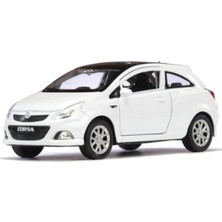 Welly 1:36 12 Cm. Opel Corsa - Beyaz
