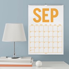 Bi'aldım 2026 - 2027 Spiralli Akademik Duvar Takvimi, A4 Takvim, 33 x 48 cm Takvim, Eylül Başlangıçlı, Academic Wall Calendar