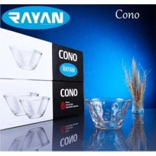 MiraLive Cono Maria 6'lı Büyük Cam Kase -69816