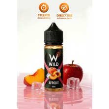 Wild Afrodit - Premium Likit Aroma 60ML - Pişmiş Şeftali, Fuji Elması, Buz - Likit Tatlandırıcı