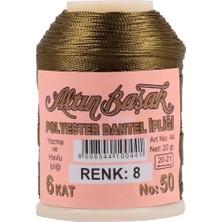 MiraLive Altınbaşak Oya ve Dantel Ipi 20 gr -  - No: 008