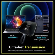 Hd Group Addlink P30 2tb 4000-3600 Mb/s USB 4.0 (40GBPS) Type-C Portable Taşınabilir SSD AD2TBP30B4K