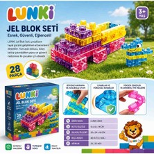Lunki Toys Jel Yumusak Oyun Blokları LEGO 28 Parça