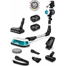 Bosch Islak Kuru 2 Sı 1 Arada 18V Çift Bataryalı Premium Aqua Şarjlı Dikey Süpürge Yüksek Performans, Şık Tasarım 