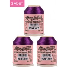 MiraLive 3 Adet Altınbaşak Oya ve Dantel Ipi 20 gr -  - No: 622