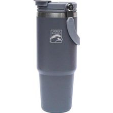 Hd Group Badger Gizli Pipetli Gri Çelik Termos 900 Ml, Dayanıklı Kamp Ekipmanları, Kamp Aksesuarları, Açık Hava Sporları, Doğa Sporları, Yürüyüş, Kamp Mutfağı, Kamp Malzemeleri