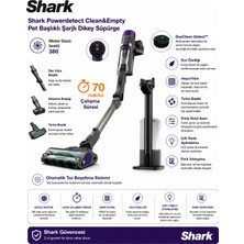 Shark Powerdetect Clean&empty Pet Başlıklı Şarjlı Dikey Süpürge