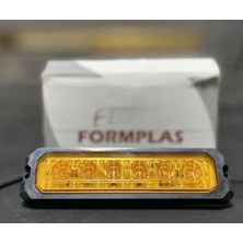 Ahmet Otomotiv Flaslı Lamba 12V-24V Uyumlu 13CM Sarı