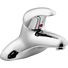Hd Group 8414 Ticari M-Dura 4 Inç Lavabo Bataryası Drenajlı 2,2 Gpm, Krom, 0,5