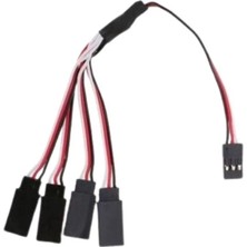 Eding Y Tipi Servo Kablosu 15CM - 1jr Erkek 4 Futaba Dişi