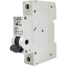 Cata CT-9616 40 Amper Sigorta B Tipi Monofaze 4 5 Ka