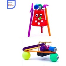 Eding Ressam Robot ve Zıp Zıp Hoverboard Elektrik Kuvvet ve Hareket Stem Fen Bilimleri Eğitim Seti