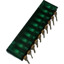 Eding 10 -Pin Dip Switch Anahtar Açık Kapalı Seçim Adres Ayar On Off