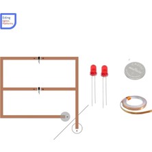 Eding Paralel Elektrik Devresi Kağıt Devre Elektrik Deney Seti - Fen Deneyi Stem Bakır Iletken Bant