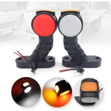 Ahmet Otomotiv (2 Adet) Boynuz Takoz Lamba Neon LED Tır-Kamyon-Karavan-Traktör