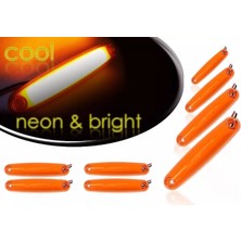 Ahmet Otomotiv (8 Adet) Neon Parmak LED Lamba Sarı 12 V 24 V