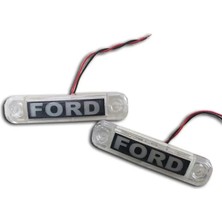 Ahmet Otomotiv 5 Adet Marka Yazılı Parmak LED Frd Beyaz 12V-24V