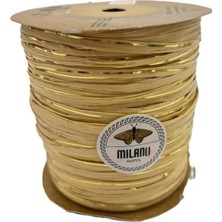 Angel Çanta Aksesuar Milano Rafya S02 Açık Hasır Golden Simli 100 gr