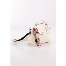 Kumru Studio Luna Krem Mini Bag Kadın Omuz Çantası