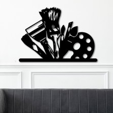 To Design Lab Ressam. - Resim Boya, Fırça, Palet Temalı Dekoratif Tablo