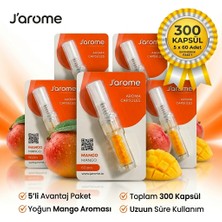 300 Kapsül (60x5) - Jarome MANGO Aromalı Mentol Kapsülü