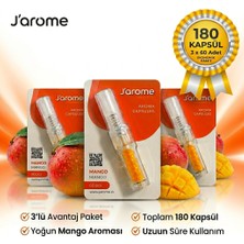 180 Kapsül (60x3) - Jarome MANGO Aromalı Mentol Kapsülü