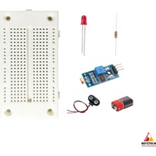 Eding LED ve Fotorezistör Devre Temel Elektronik Devre Eğitim Seti / E-Pdf Içerikli