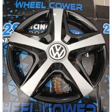Yk 13 Inç Volkswagen Polo / Golf / Jetta / Bora Uyumlu Jant Kapağı 4'lü Takım Amblem Hediyeli