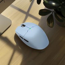 Hd Group Aıgo GM80 Pro Mavi Kablosuz Gaming Mouse - 26000 Dpı, Ultra Hafif 48G, PAW3395 Sensör, 3 Modlu Bağlantı