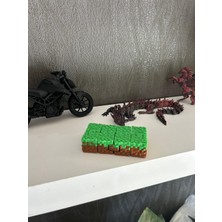 Sonsuz Küp - Stres Küpü - Katlaç - Minecraft Toprak Desenli Stres Küpü