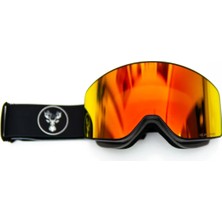 Mamamila Profesyonel Kayak/snowboard Gözlüğü Mıknatıslı Model Turuncu