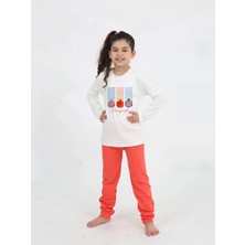 Luggi Baby Bisiklet Yaka Uzun Kollu Kız Çocuk Pijama Takımı