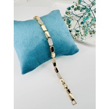 Hsc Bilişim Zirkon Taşlı Pirinç Zirkon Bileklikler 18+2 cm - KBL0243
