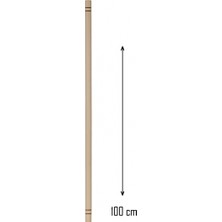 MiraLive Ahşap 100 cm Hamur Açma Şekillendirme Oklavası -56041