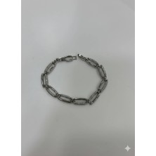 Hsc Bilişim Rodyum Zirkon Taşlı Pirinç cm Bileklik 17+2 cm - KBL0439