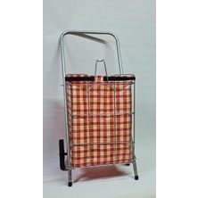 Mavi Trend Katlanır Pazar Arabası Gri-Siyah Renk Kalın Telli Iki Tekerlekli 30 x 90 cm