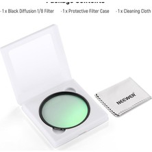 Neewer 82MM Black Soft Diffusion 1 Sinematik Efekt Filtresi [nwr-Blkdf-1-82]
