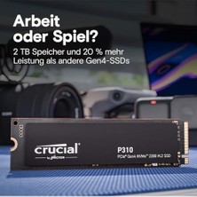 Hd Group P310 1tb Pcıe Gen4 Nvme M.2 SSD CT1000P310SSD8 (7100-6000 Mbs)