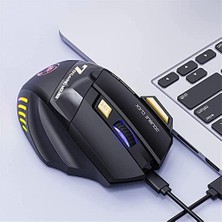 Hd Group Imice Gw-X7 7 Tuşlu Sessiz 2.4g Bluetoothlu Şarj Edilebilir Kablosuz Gaming Mouse